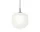 Závěsné svítidlo Rime Ø25, opal/black