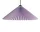 Závěsná lampa Matin 500, lavender