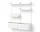 Policová sestava Living Shelf Cabinets Low w. Doors, white/white