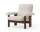 Křeslo Brasilia Lounge Chair, Moss 0011/dark stained oak