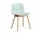 Židle AAC 12 Lacquered Solid Oak, dusty mint