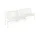 Lavička Palissade Park Dining Bench In/Out set of 2, cream white