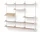 Policová sestava Display Shelf, oak/white