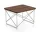 Occasional Table LTR, walnut / stainless steel
