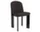 Židle Chisel 65, black lacquered oak / Steelcut Trio 383