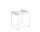 Stolek Tray Table 30x30, white