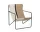 Křeslo Desert Lounge Chair, black/soil