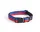 Obojek pro psa Dogs Collar Flat S/M, red/blue