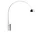 Stojací LED lampa Arco, steel