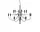 Lustr 2097/18 Frosted Bulbs, chrome