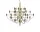 Lustr 2097/30 Frosted Bulbs, brass