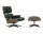 Eames Lounge Chair & Ottoman Walnut Natural, Leather Premium F59 jade