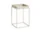 Stolek Tray Table 30x30 High, warm beige