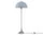 Stojací lampa Panthella 500, original opal blue grey