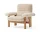 Křeslo Brasilia Lounge Chair, Sheepskin nature/natural oak