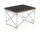 Occasional Table LTR HPL, black / stainless steel