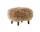 Pouf Little Petra ATD1, walnut/sheepskin Honey
