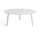 Stolek Bella Coffee Table Ø80x32, white