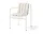 Prošívaný podsedák Palissade Dining Armchair Soft Quilted Cushion, cream white