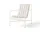 Textilní podsedák Palissade Lounge Chair High Soft Quilted Cushion, cream white