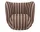 Lounge Chair Rico, Louisiana sand / chocolate