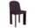 Židle Chisel 65, dark bordeaux lacquered beech / Turf burgundy