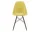 Židle Eames Fiberglass DSW, ochre light/dark maple