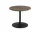 Odkládací stolek Soft Side Table Ø48 x 40 cm, solid smoked oak / black