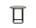 Odkládací stolek Florence Side Table Ø50, gris du Marais marble / black