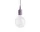 Závěsná LED lampa E27, dusty lilac