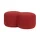 Pouf Umbo, poppy red