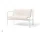 Textilní podsedák Palissade Dining Bench quilted cushion, cream white