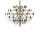 Lustr 2097/50 Frosted Bulbs, brass