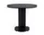 Stůl Chisel 29 Round Ø90, black lacquered oak
