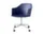 Kancelářská židle Rely HW48 s područkami, polished aluminium / midnight