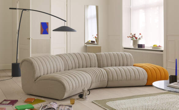 Modulové sedací soupravy Coltre od Muuto