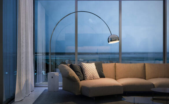 Stojací lampy Arco od Flos