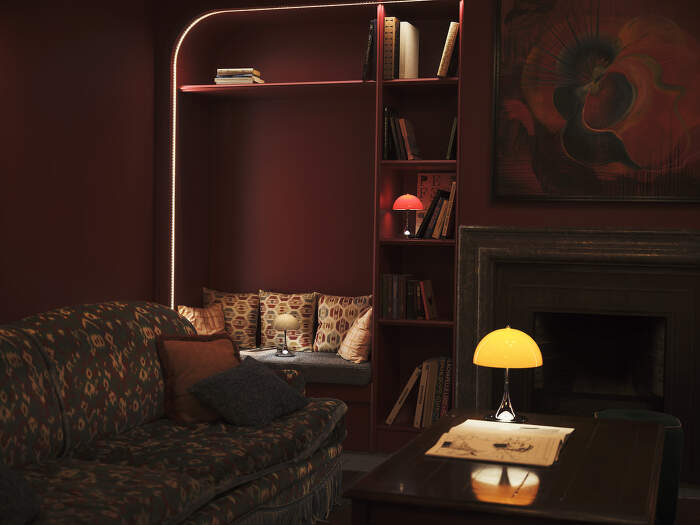 PanthellaOrginals-Panthella-160-250-BtB-Brown-Red-Orange-ON-25HourHotel-Indreby-137