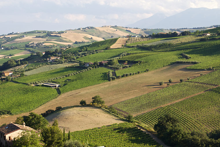 Krajina v provincii Ascoli Piceno, kraj Marche